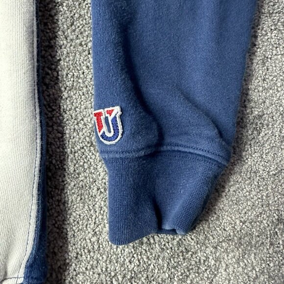Undefeated Icon Logo Hoodie Sweatshirt Size M Colorblock UNDFTD Blue White - Picture 4 of 10